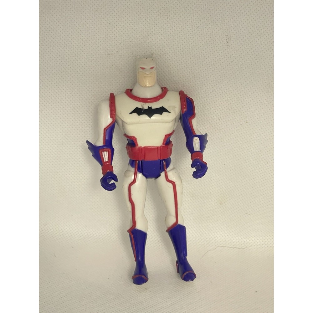 Batman White 1998 DC Comic Mission Masters Slalom Racer Action Figure Kenner